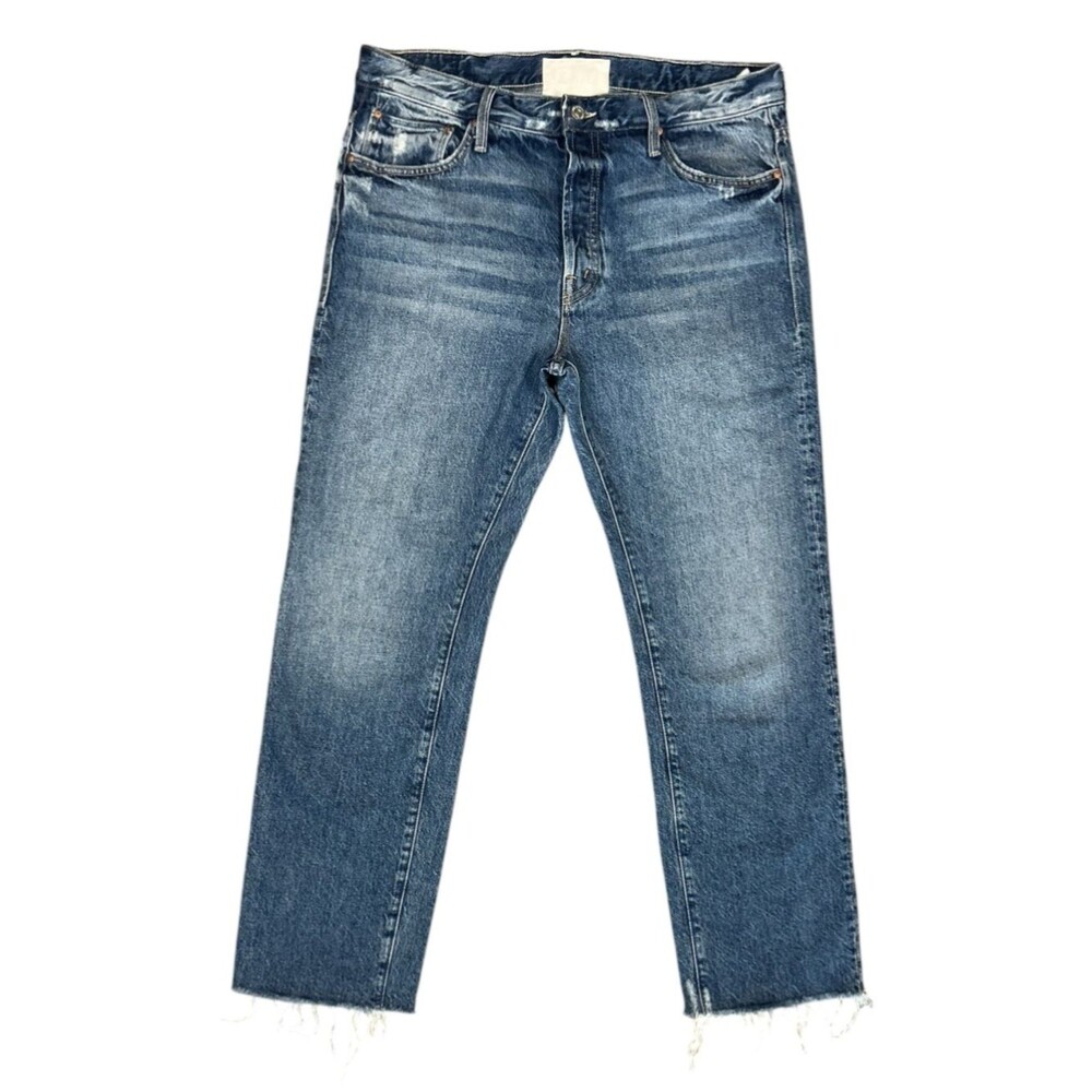 Mother The Scrapper Ankle Fray Jeans Size 30
